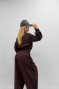pantalone con elastico in vita e polsino marte